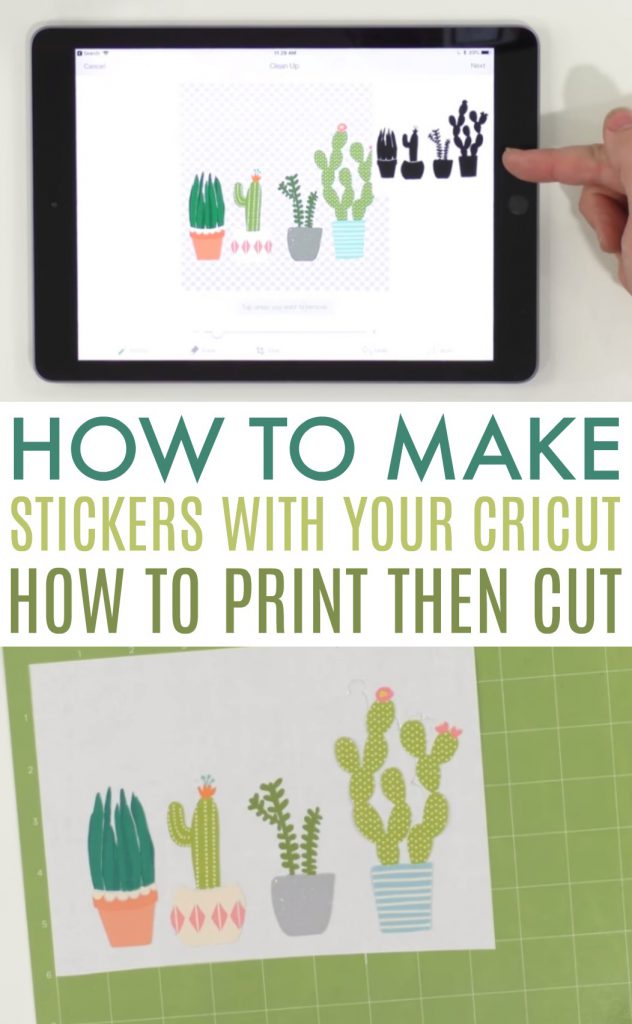 How To Make Stickers With Your Cricut How To Print Then Cut Makers