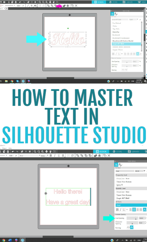 How To Master Text In Silhouette Studio