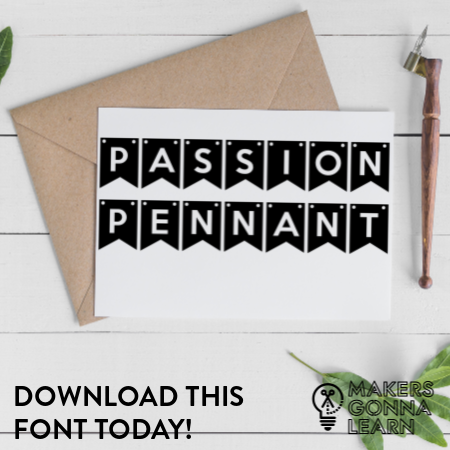 Passion Pennant Banner