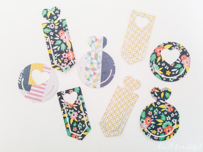 Diy Scrapbook Paper Planner Clips 3