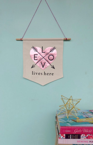 Diy Love Lives Here Canvas 1
