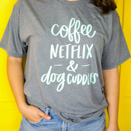 Dog Lover Iron On T Shirt