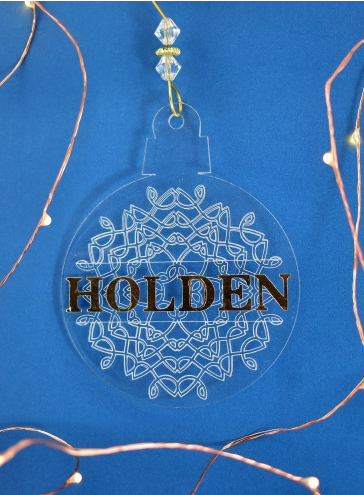 Engraved Christmas Ornaments
