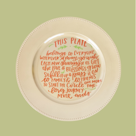 Fall “sharing Plate” Project Tutorial