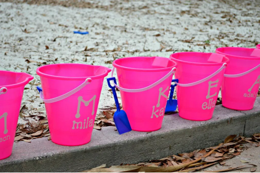 Personalized Sand Buckets