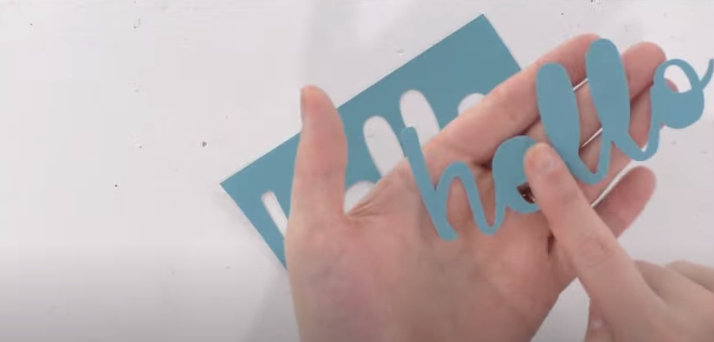 A Piece Of Vinyl That Is Cut Too Deeply