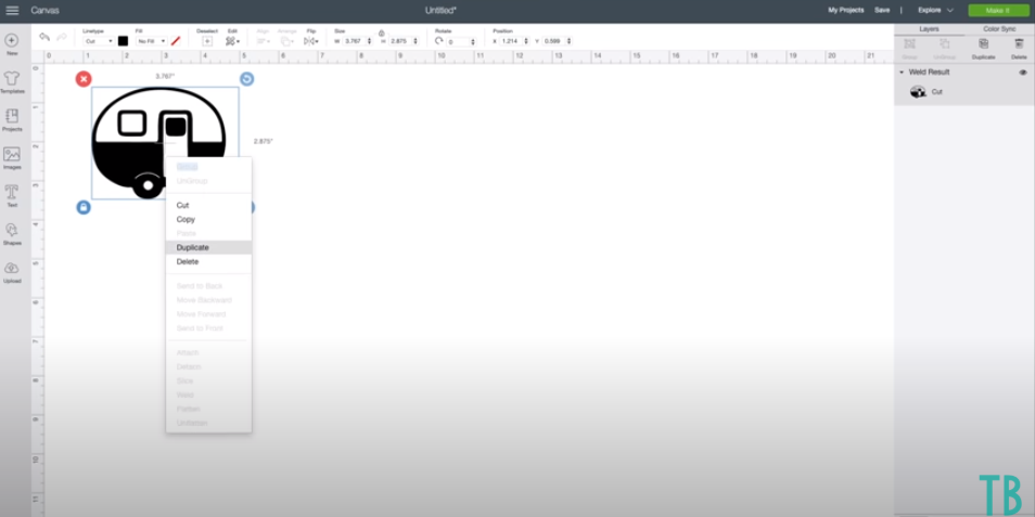Right Click On An Image To Open A Dropdown Menu And Choose Duplicate