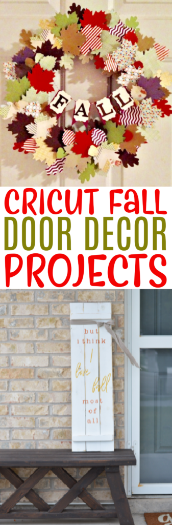 Cricut Fall Door Decor Projects