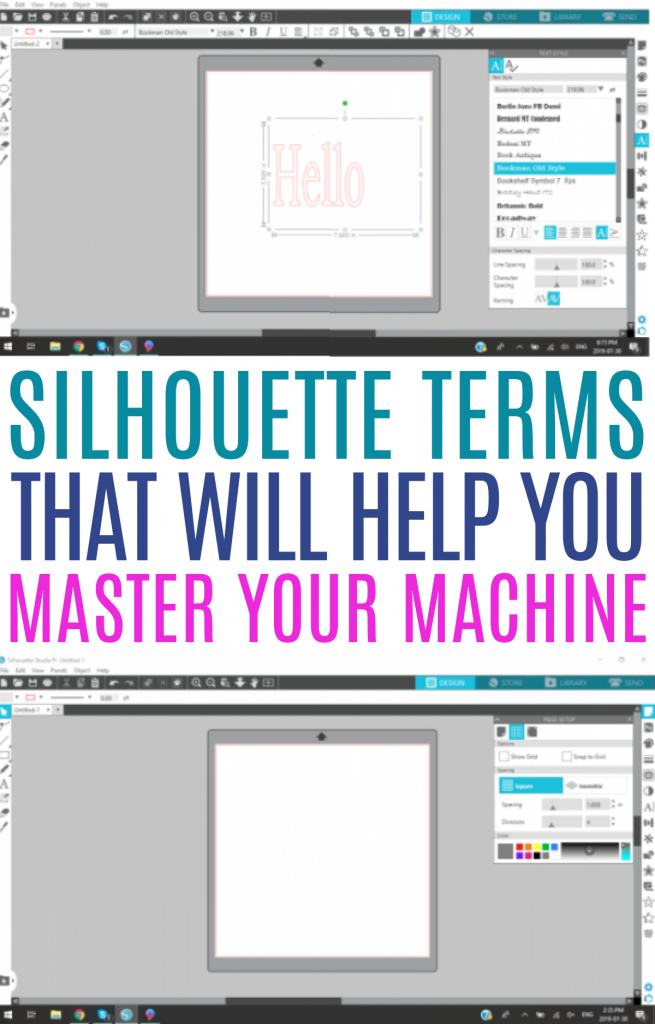 Silhouette Terms That Will Help You Master Your Machine 1
