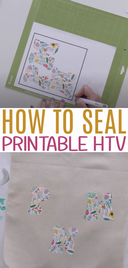 How To Seal Printable Heat Transfer Vinyl