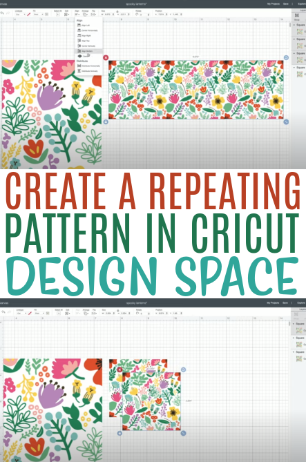 Create a Repeating Pattern in Cricut Design Space - Makers Gonna Learn