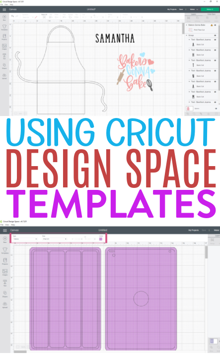 Using Cricut Design Space Templates 1