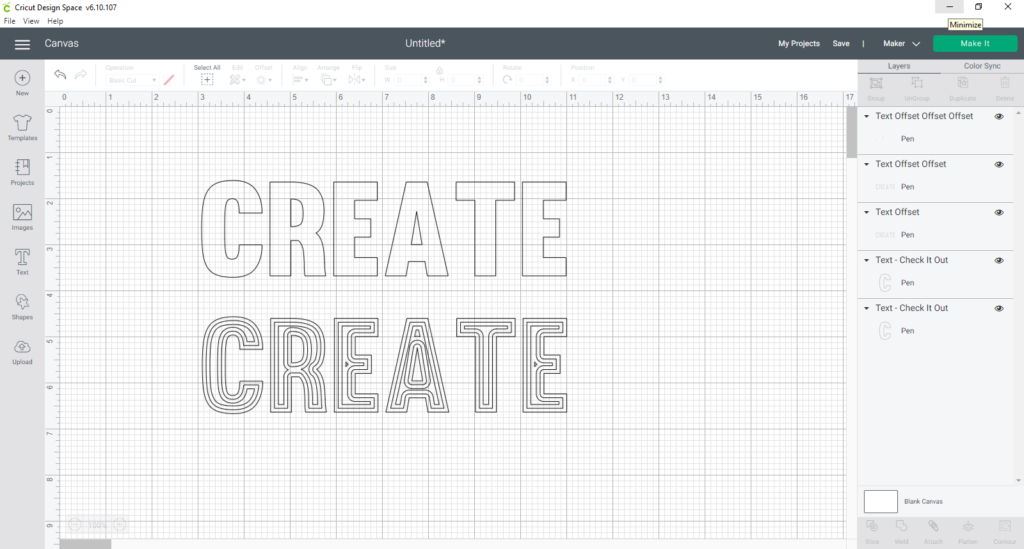 How to Fill in Fonts on Cricut Makers Gonna Learn