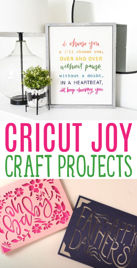 Cricut Joy Craft Projects
