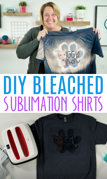 DIY Bleached Sublimation Shirts 