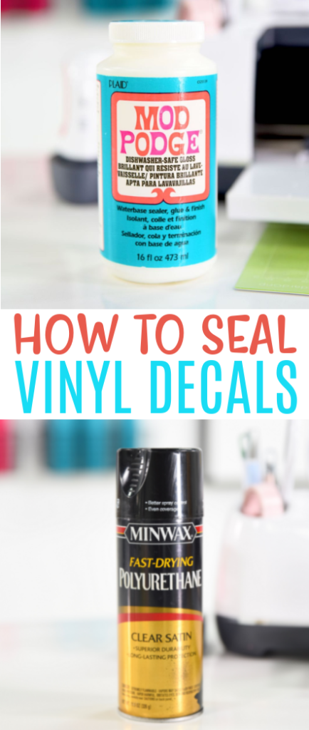 How To Seal Vinyl Decals 1