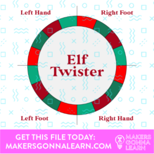 Fall Print Acorn 2 - Makers Gonna Learn