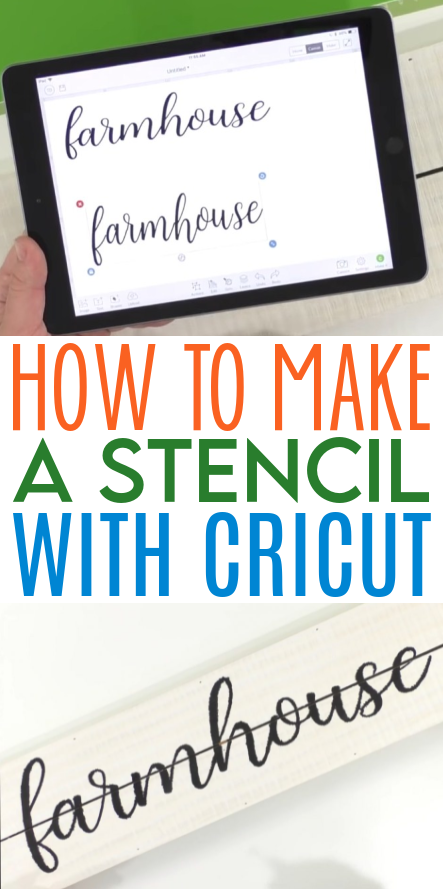 How To Make A Stencil With Cricut 1