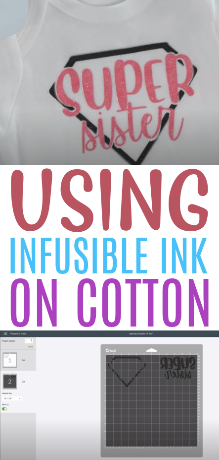 Using Infusible Ink On Cotton 1