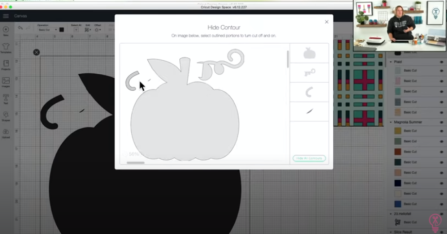 Use Contour To Remove The Remaining Unneeded Parts