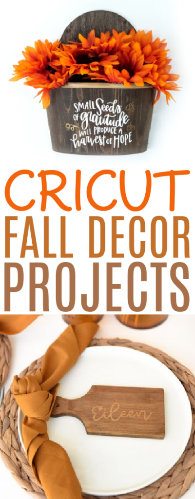 Cricut Fall Decor Projects 1