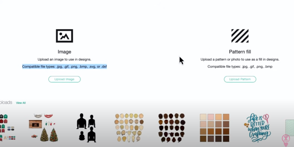 Uploading Images And Pattern Fills