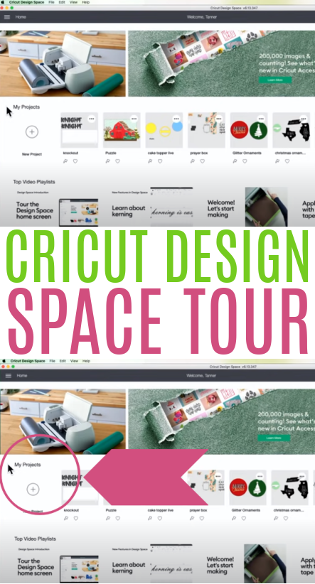 Cricut Design Space Tour