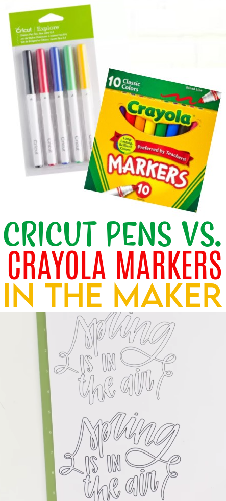 Cricut Pens Vs. Crayola Markers In The Maker 2