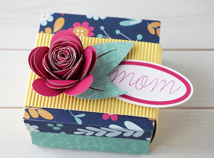 Diy Flower Topped Gift Box