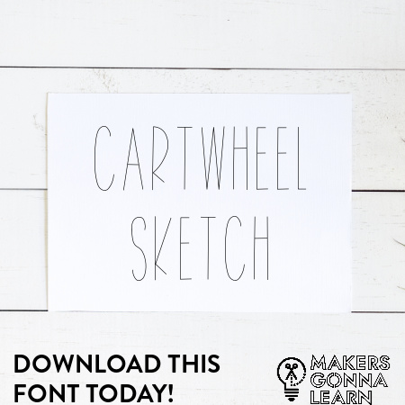 Cart Wheel Sketch