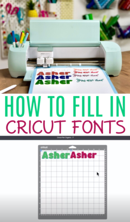 How to Fill in Cricut Fonts - Makers Gonna Learn