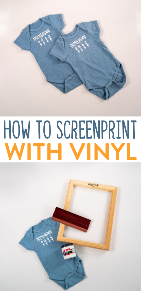 How To Screenprint With Vinyl