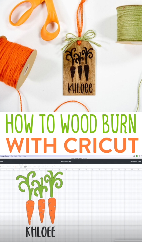 Wood Burning with Cricut - how to stencil burn on wood rounds