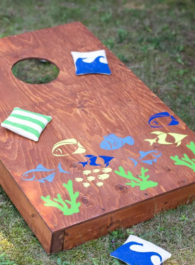 Personalized DIY Outdoor Game with Cricut Joy – Sustain My Craft Habit