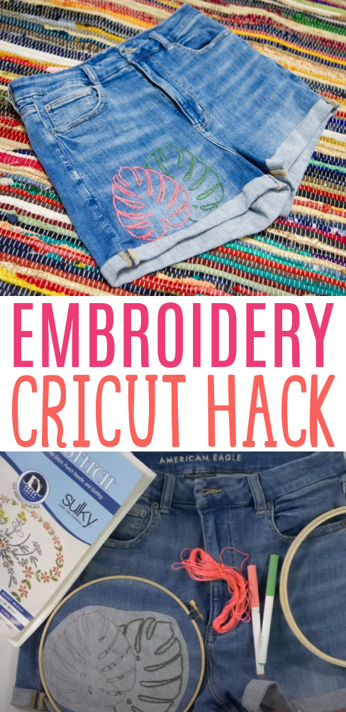 Embroidery Cricut Hack