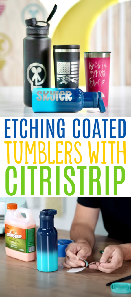 How to Etch Tumblers with Citristrip Gel - Daily Dose of DIY