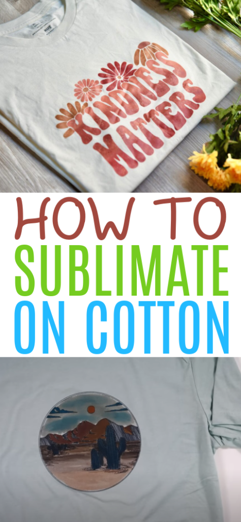 How To Sublimate On Cotton 1