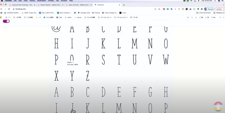 Fontdrop Will Show You If There Are Any Glyphs Or Not