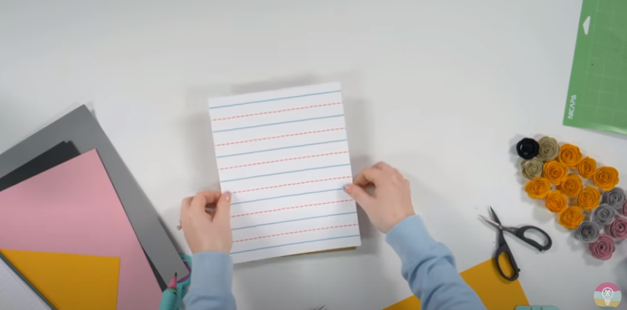 Glue Lined Paper Onto Shadowbox Backer