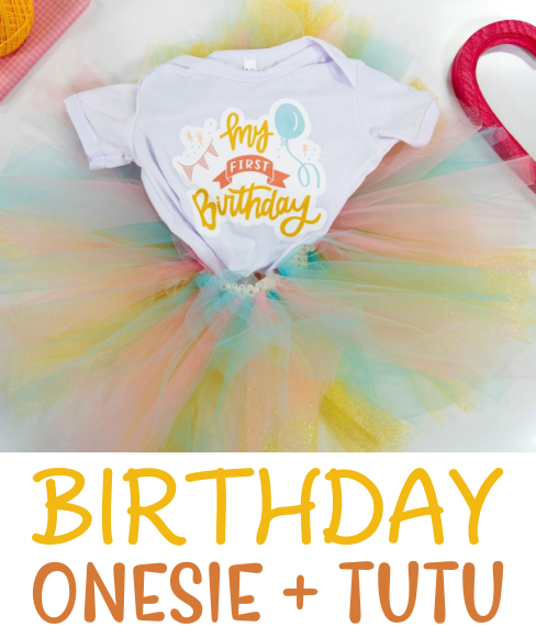 Birthday Onesie Tutu 1
