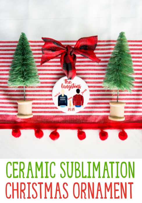 Ceramic Sublimation Christmas Ornament