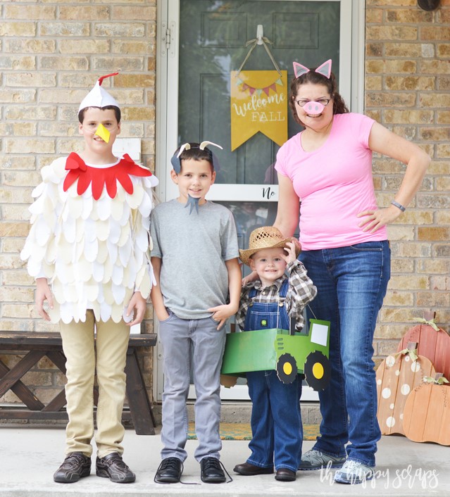 Diy Farmer And Animal Halloween Costumes
