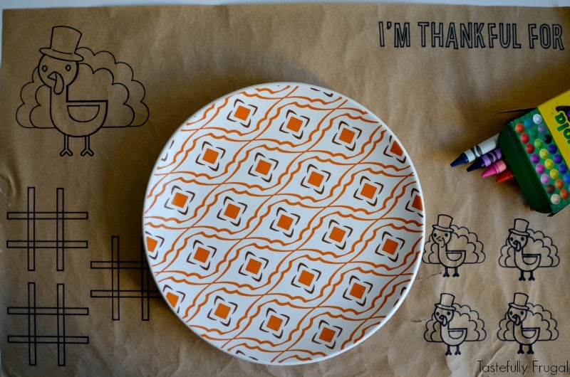 Diy Thanksgiving Placemats For Kids