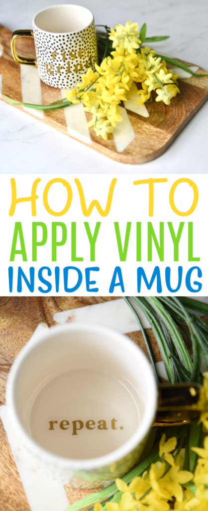 How To Apply Vinyl Inside A Mug