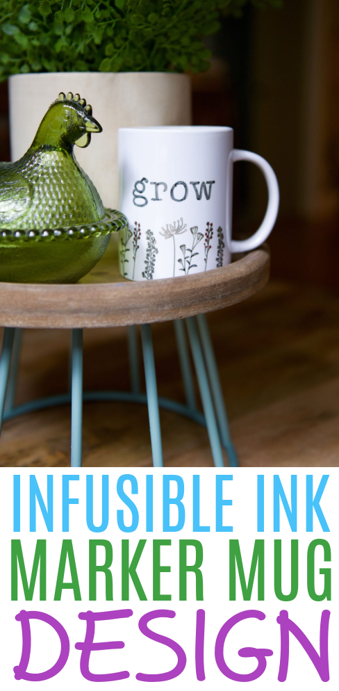 How to use Infusible Ink pens on a mug - NeliDesign