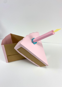 Cake Slice Treat Boxes paper craft DIY – My Paper Crane