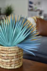 Paper Palm Leaf Bouquet
