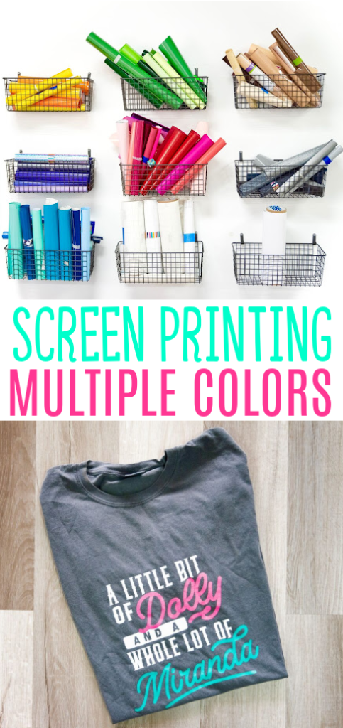 Screen Printing Multiple Colors